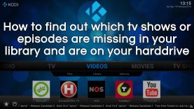Find out which tvshows or episodes our missing in your Kodi library and why