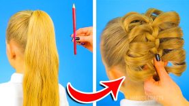 12 CUTE HAIRSTYLES TO BE READY IN ONE MINUTE