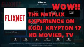 THE NETFLIX EXPERIENCE ON KODI KRYPTON 17 = EXODUS = FLIXNET = GREAT SETUP ( HD MOVIES, TV SHOWS)