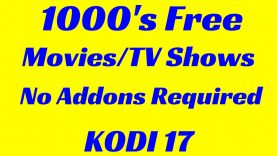 Watch 1000’s MoviesTV Shows NO Add-ons Required Kodi 17