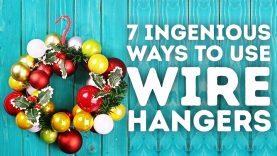 7 ingenious ways to use wire hangers l 5-MINUTE CRAFTS