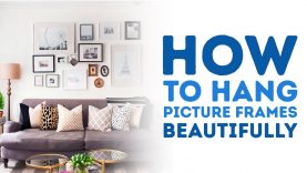 How to Hang Picture Frames Beautifully l 5-MINUTE CRAFTS