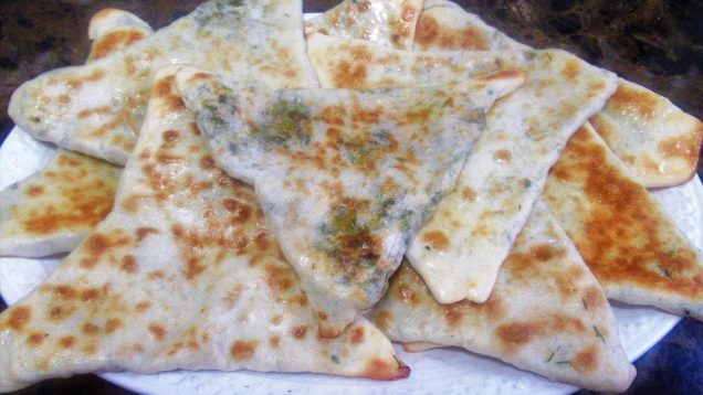 Bolani  Tandoori Style ( Afghan Bolani ) Ramadan Special Food Recipes Flat Bread stuffed paratha