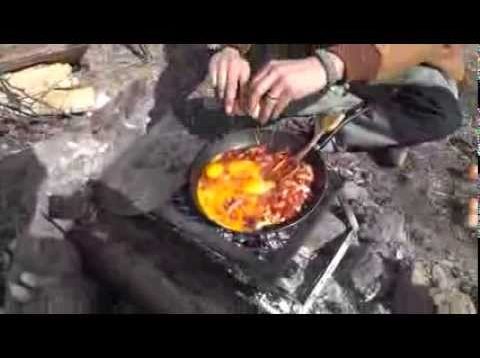 SIMPLE CAMP COOKING, SCRAMBLED EGG TACOS FOR BREAKFAST at the WRC 2014