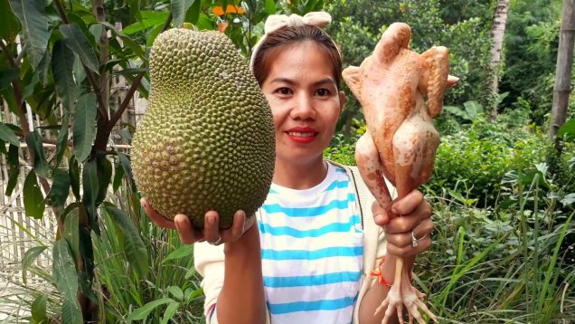 Awesome Cooking Chicken with Jackfruit and Coca Cola Delicious Recipes, Village Food Factory