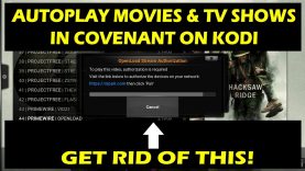 Auto-play Covenant Kodi Movies & TV Shows
