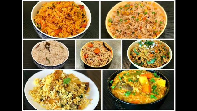 Variety Rice Recipes  | Lunch box Recipes | Rice Varieties | Rice Recipes | Recipe Book