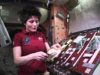 Cooking in space: whole red rice and turmeric chicken