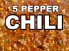5 Pepper Chili recipe