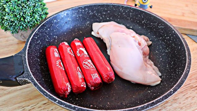 Trending Hotdog with Chicken Recipe! 10min Delicious Lunch Idea! Mapapakanin ka Sarap!