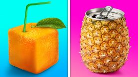 26 FANTASTIC FOOD HACKS || DIY SQUARE FRUITS