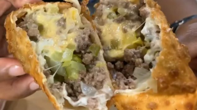 Cheeseburger Egg Roll Recipe You won’t Believe this
