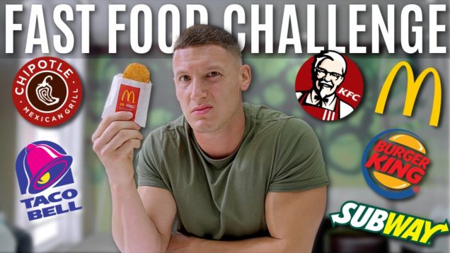 I ate the LOWEST CALORIE fast food for 24 hours