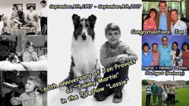 60th anniversary of Jon Provost as "Timmy Martin" in the TV-series "Lassie", September,8th,2017