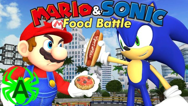 Mario VS Sonic: Food Battle