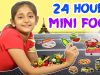 Eating only MINI FOOD for 24 Hours | MyMissAnand