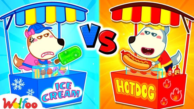 Hot Food or Cold Food? – Wolfoo Pretend Play Selling with Toy Store | Wolfoo Family Kids Cartoon