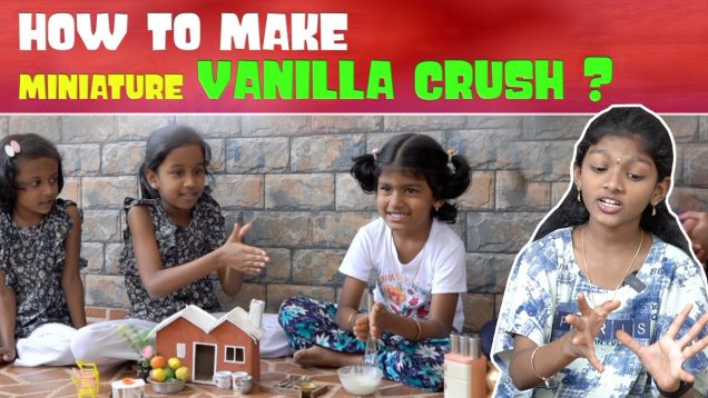 Vanilla crush in 4 steps l Miniature cooking l Ini’s galataas