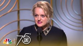 Elisabeth Moss Wins Best Actress in a TV Series, Drama at the 2018 Golden Globes