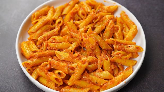 Spicy Tomato Pasta | Easy Pasta Recipes At Home | Simple Pasta Recipe Without Vegetables