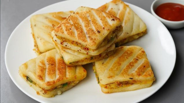 Suji Aloo Snacks Recipe | Semolina Potato Snacks | Suji Nashta Recipe | N'Oven