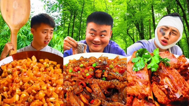 Spicy Foods | TikTok Funny Video | Asian Village Foods | Food Pranks | Songsong and Ermao