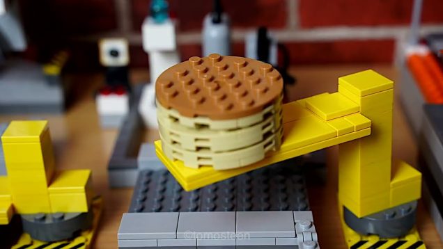Lego Cake Factory – Stop Motion Cooking
