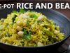 Yellow RICE AND BEANS RECIPE | Easy ONE POT MEAL for a Vegetarian and Vegan Diet