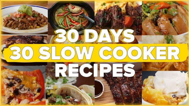 30 Days 30 Slow Cooker Recipes