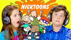 KIDS REACT TO 90s TV SHOWS (Nickelodeon: Rugrats & Doug 25th Anniversary)