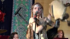 Russian Olga Pidluzhnaya Imitates animal Sounds during a performance WTF