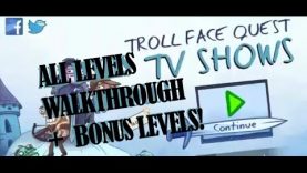 Troll Face Quest TV Shows All Levels Walkthrough