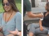 Guy Hands Things To Complete Strangers Without Them Noticing
