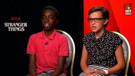 Netflix Stranger Things _ Interview with Millie Bobby Brown & Caleb McLaughlin-icPB163W13M
