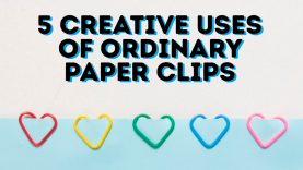 5 creative ways with ordinary paper clips l 5-MINUTE CRAFTS