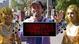 People attempt to sing the ‘Stranger Things’ theme song…it’s both awkward and amazing