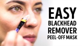 Easy DIY blackhead remover peel off mask l 5-MINUTE CRAFTS