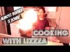 ALMOST BURNT IT DOWN!! COOKING WITH LIZZZA | Lizzza