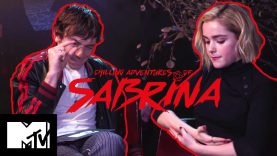 The Chilling Adventures Of Sabrina Cast Play Teen TV Show Charades & Talk Riverdale | MTV Movies