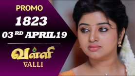 VALLI Promo | Episode 1823 | Vidhya | RajKumar | Ajai Kapoor | Saregama TVShows Tamil