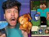 I Only Ate MINECRAFT FOODS for 24 HOURS! (IMPOSSIBLE FOOD CHALLENGE)