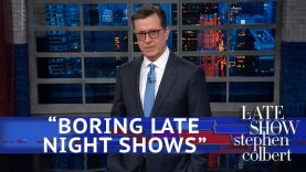 Trump Denounces 'Very Boring Late Night Shows'