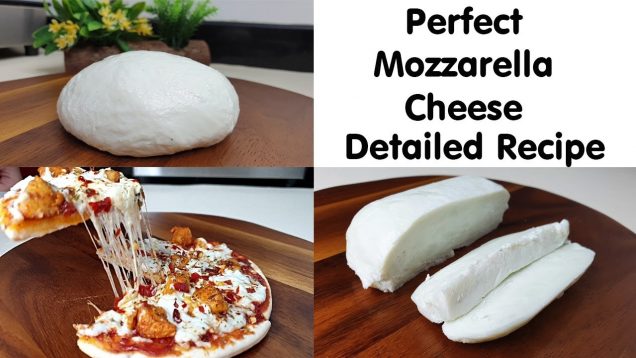 Homemade Mozzarella Cheese Recipe without Rennet l Cooking with Benazir