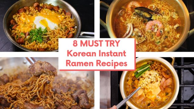 8 MUST TRY Korean Instant Ramen Recipes #BingeWatch