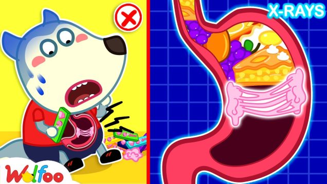 Wolfoo, Don't Swallow Gum!- Food Will Be Stuck in Stomach – Healthy Habits for Kids | Wolfoo Channel