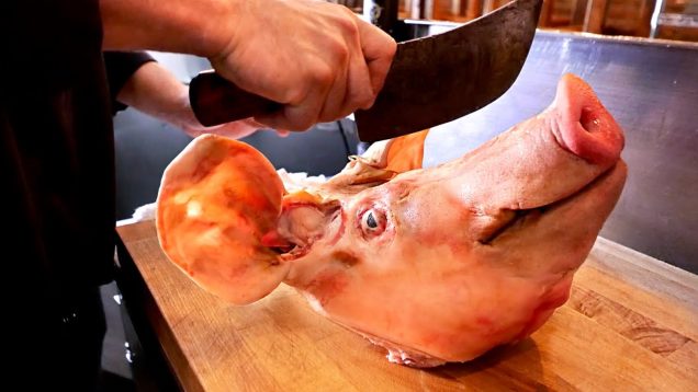 New York City Food – PIG HEAD TACOS Pork Terrine Palo Santo Brooklyn NYC