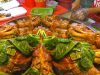 Street Food and Wet Market in Phuket, Thailand. Best Stalls of Banzaan Market in Patong City