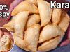 100% Crispy & Authentic Karanji Recipe with Coconut Stuffing | Simple Festival Dessert Snack Recipes