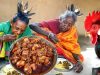 COUNTRY CHICKEN CURRY | Tribe grandmothers cooking delicious red country chicken | Morog Recipe
